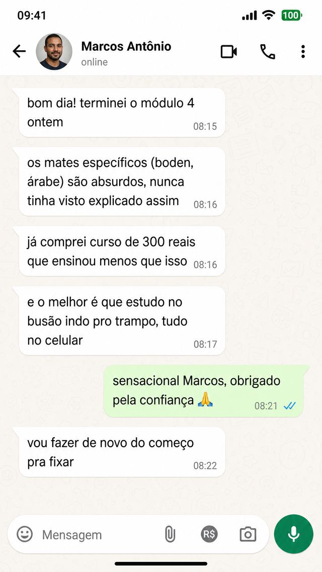 Depoimento por WhatsApp