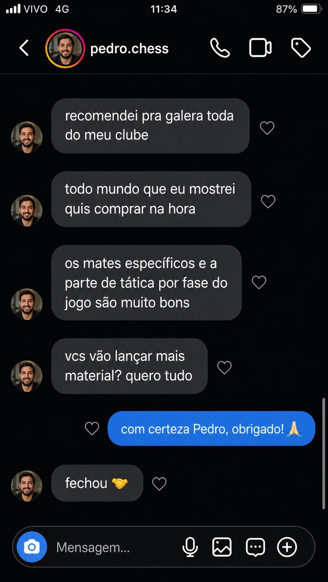 DM no Instagram