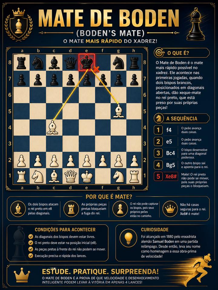 Padrão ilustrado: Mate de Boden